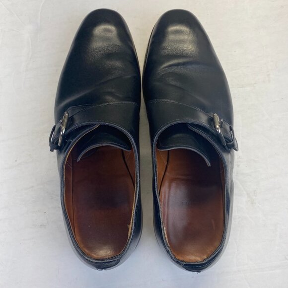 Allen Edmonds Warwick Black Plymouth Single Monk Straps Size 10 5750 USA,Mens - Picture 4 of 12